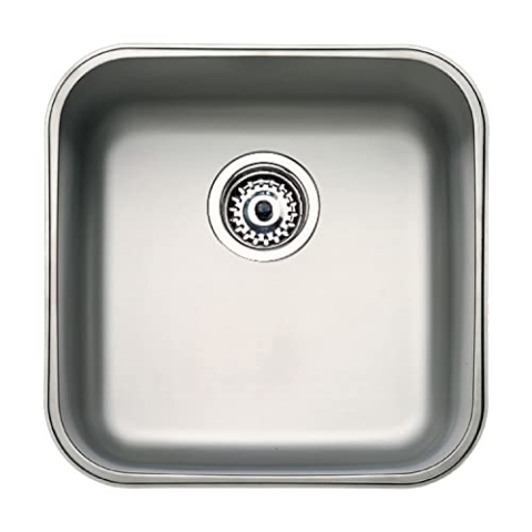 Teka BE 40.40 1C - Unterbauspüle, 1 Spüle unter der Arbeitsplatte, Küchenspüle 50 cm, Edelstahlspüle