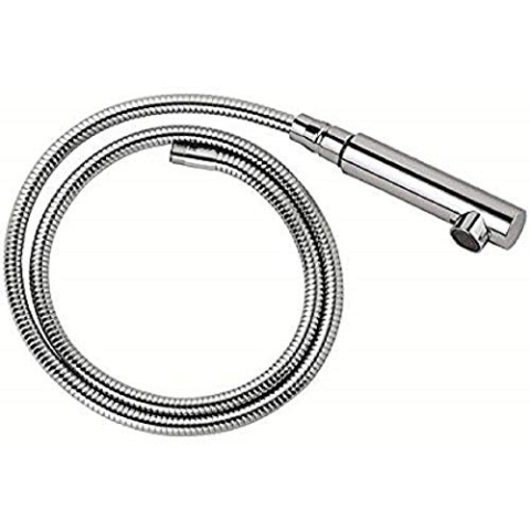 GROHE Auslaufbrause (langlebig, hochglänzend und widerstandsfähig, S-Anschlüsse, Grohe SilkMove Keramikkartusche, Herstellergarantie: 5 Jahre), Chrom, 46590001