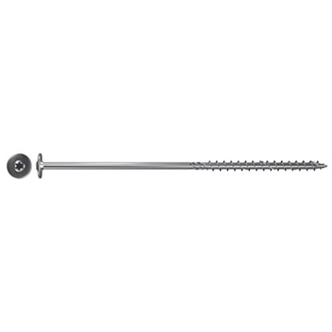 Fischer Bauschraube Power-Fast FPF-WT 10,0x240 ZPP 50 weiß verzinkt Teilgewinde Torx-Antrieb (50 Stück)