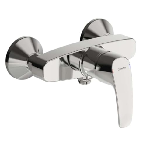 Hansa 45120163 Badewanne Armatur/Wannen Mischbatterie für Wandaufbau HANSAPINTO |Armaturenkörper aus entzinkungsarmen Messing, eigensicher gegen Rückfließen |17l/min bei 3 bar