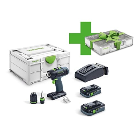 Festool Akku-Bohrschrauber T 18+3HPC 4,0 I-Plus 18,0 Volt / 4,0 Ah (IEC) Li-Ion