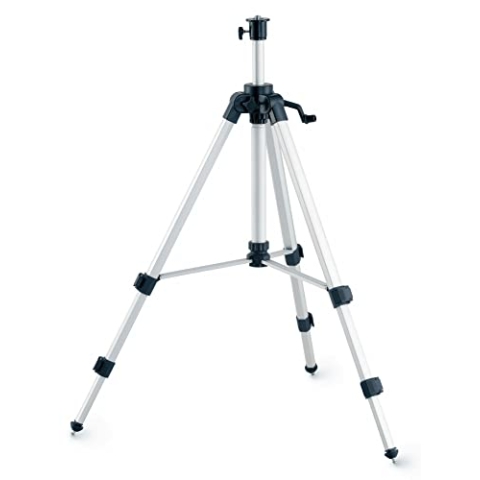 LEICA 302000 - Trípode de aluminio FS 10 con columna telescópica para niveles láser rotativos Roteo