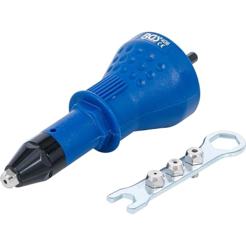 BGS 406 | Blindnietvorrichtung | 2,4 - 3,2 - 4,0 - 4,8 mm | für Bohrmaschine | Blindnietadapter, Blindnietvorsatz