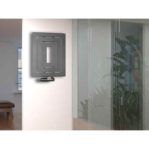 BADHEIZKÖRPER Design Insight 1 80x60 cm 612 W anthrazit moonstone SZAGATO Badheizkörper Insight weiß mittelanschlußSZ-Metall handtuchwärmer handtuchtrockner handtuchhalter paneelheizkörper