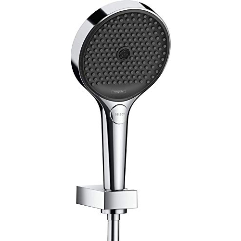 hansgrohe Duschsystem Rainfinity 130mm (Duschkopf, Schlauch 160cm, Halter, 3 Strahlarten) chrom
