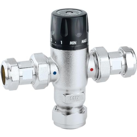 Caleffi Thermomischer Typ 521 22mm Klemmv. m Rückschlagven