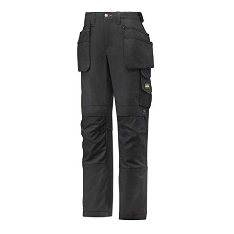Snickers Damen Bundhose "Canvas+" Größe 50 in Schwarz, 1 Stück, 37140404050