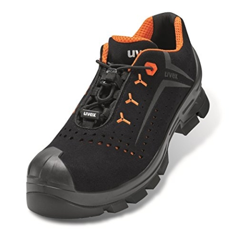 Uvex 2 Arbeitsschuhe - Sicherheitsschuhe S1P SRC ESD - Orange-Schwarz, Größe:41