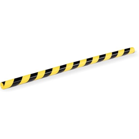 Durable Kantenschutzprofil E8R, selbstklebend, 1 m, Packung à 5 Stück, gelb/schwarz, 1126130 RUND