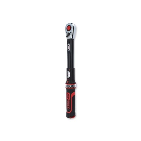 KS Tools Ratschen Drehmomentschlüssel 3/8" ERGOTORQUEprecision 516.1522 I 10-50 Nm I Mit Doppelskala in Nm und lbf•ft I Präzisions Schraubenschlüssel