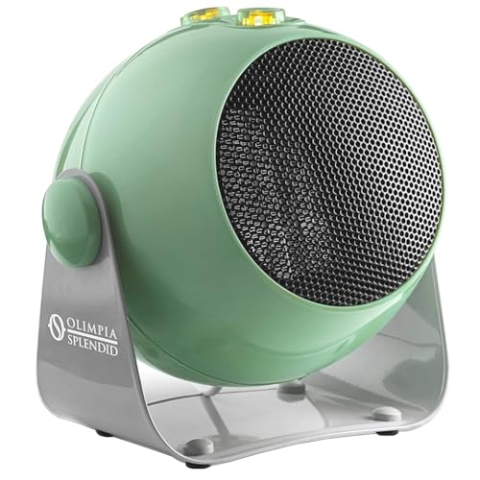 Olimpia Splendid 99404 Caldodesign S Keramik Heizlüfter 1800 W, 50 m³, Grün