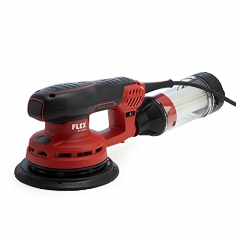 Flex Exzenterschleifer ORE 5-150 EC (400 W, Schleifteller-ø 150 mm, Hub 5 mm, bürstenloser Motor, Schleifgerät, Anschluss für Staubabsaugung ø 27 mm) 447706