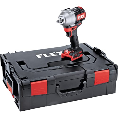Flex Akku Schlagschrauber IW 1/2" 750 18.0-EC (ohne Akku, 18 V, mit L-Boxx, bürstenloser Motor, 3 Drehmomentstufen, Werkzeugaufnahme 1/2" Außen, kraftvolles Schlagwerk) 530232