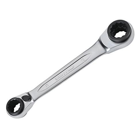 Bahco BAHS4RM2127 Umschaltbarer Ratschenschlüssel, 21 x 22 x 24 x 27 mm