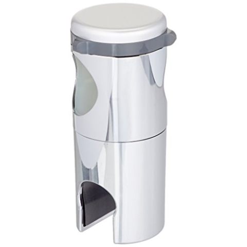 GROHE Gleitelement (höhenverstellbare Handbrause, für Brausestangen Relexa 28 620/28 621 mit Durchmesser 27,8 mm, langlebig), chrom/mattchrom, 45650IP0