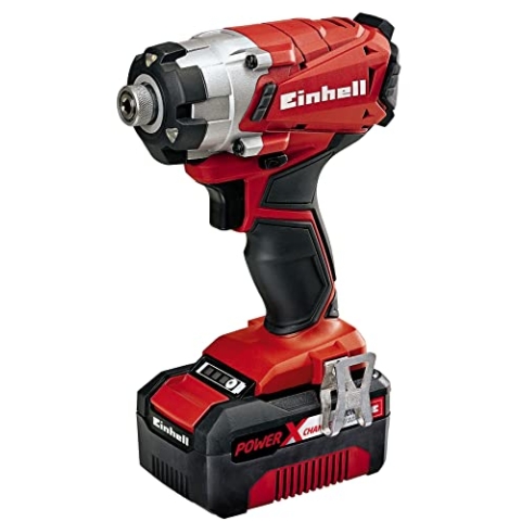 Einhell Akku Schlagschrauber TE-CI 18 Li Power-X-Change (Lithium Ionen, 18 V, 140 Nm, 3 Power LED's, Koffer, inkl. 3,0 Ah Akku und Ladegerät)