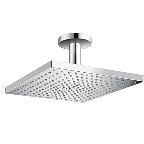hansgrohe wassersparender Duschkopf Raindance E 300 Regendusche (Kopfbrause mit Deckenanschluss) chrom