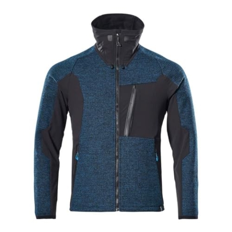 Mascot 17105-309-4409-M Strick-Jacke mit Membran, Dunkelpetroleum/Schwarz, M