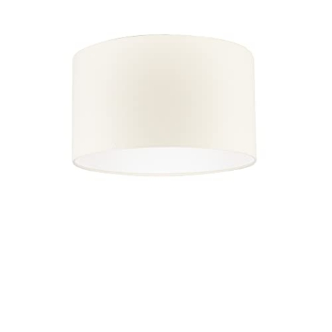 Uniqq Lampenschirm Stoff creme Ø 35 cm - 20 cm hoch