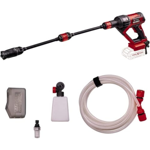 Einhell Akku-Druckreinigerpistole Hypresso 18/24 Li-Solo Power X-Change (18 V, 24 bar, zur mobilen Reinigung und Bewässerung, 240 L/h, inkl. Zubehör, ohne Akku)