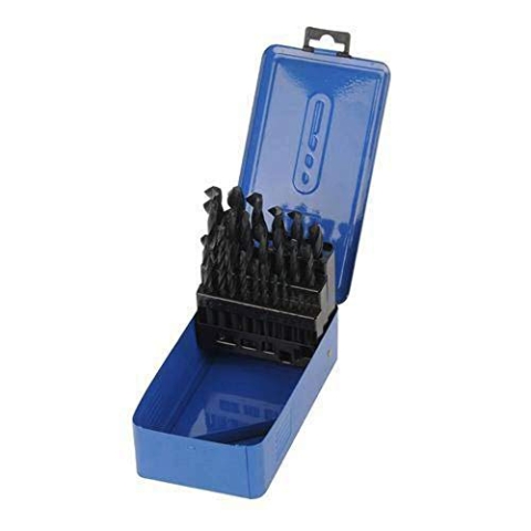 Silverline DS51 HSS-R-Spiralbohrer, 25-tlg. Satz 1–13 mm