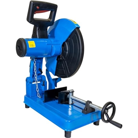Güde 40558 Metallkreissäge GMK 355 2.3 (220-240 V, 2200 W, 1450 1/min, geeignet für Nichteisenmetalle wie Stahl und Aluminium) Blau