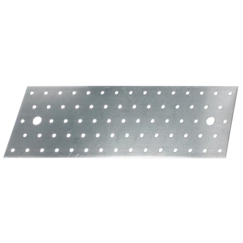 Alberts 820435 Lochplatte | sendzimirverzinkt | 300 x 100 x 2 mm | 20er Set
