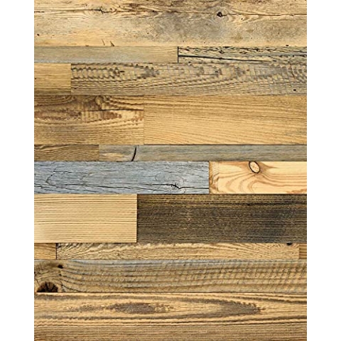 wodewa Wandverkleidung Holz Altholz Kiefer Wandpaneele Echtholz Holzwand Wohnzimmer innen antik Holzwandverkleidung Holzpaneel Antikholz Vintage P90