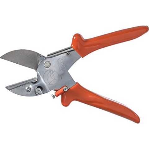 Original LÖWE 2 Profi Amboss Gartenschere 2.104 mit stufenloser Griffweitenverstellung - scharfe Schere mit Stahl-Klinge und Antihaftbeschichtung für Schneidarbeiten an Obstbäumen