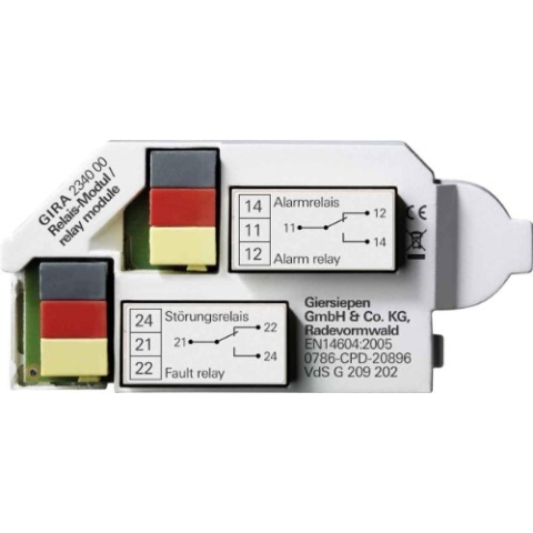 Gira 234000 Relaismodul Rauchwarnmelder Dual VdS Rauchmelder