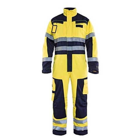 Blaklader 63781514 MULTINORM-OVERALLS, Gelb/Marine, grootte C58