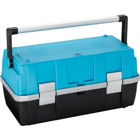 HAZET Kunststoff-Werkzeugkasten 190L-3 I leer I 55 x 25 x 27 cm I stabiler und robuster Werkzeugkasten für Handwerker und Hobbyschrauber