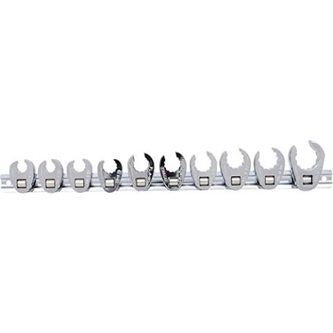 KS Tools 913.3900 3/8" 12-kant-Einsteck-Maulschlüssel-Satz, 10-tlg10-22mm
