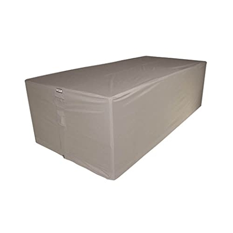 Raffles Covers Wetterschutz für Gartenmöbel-Set 280 x 125 H: 80 cm | Atmungsaktiv | Wasserdicht | UV - beständig | Doppelt genähte, PU-versiegelte Naht | Elastischer Kordelzug |