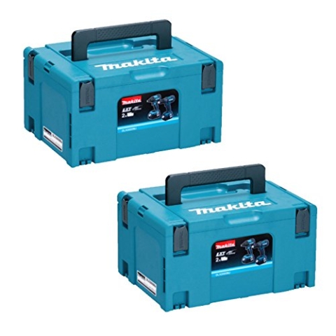 Makita Makpac Gr, 3 Systemkoffer im 2er Set