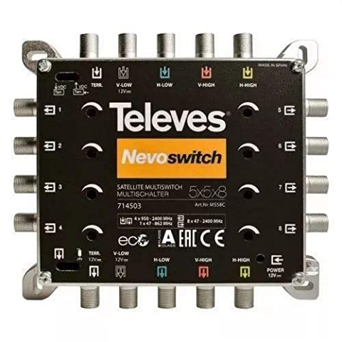 NEVOSWITCH 5x5x8 "F" TERMINAL/CASCADA