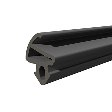DQ-PP Fensterdichtung | Schwarz | 50 Meter | S-1150 Kommerling | PVC Fenster | Gummidichtug Dichtung Dichtband | Kunststofffensterdichtungen | ALU Profildichtung Türdichtung