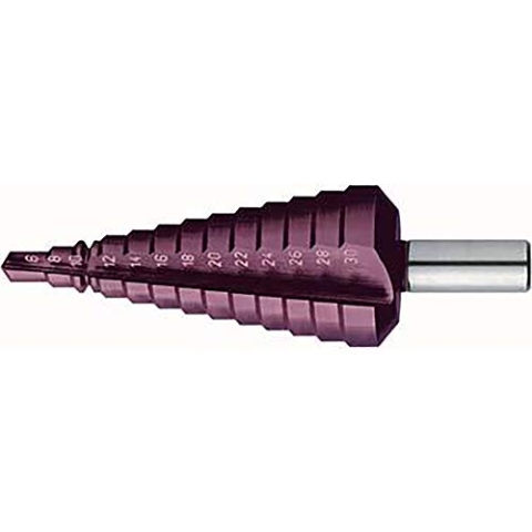 Format 7613130050 Universal-Stufenbohrer HSS tiain12.5 – 30.50 mm
