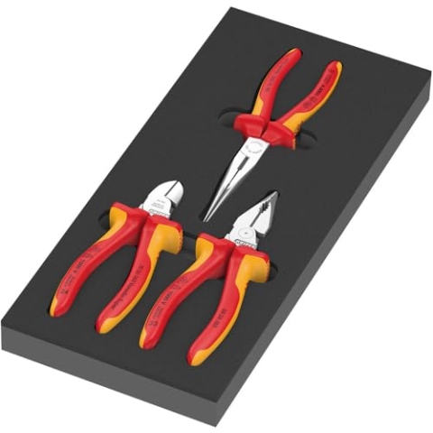 Wera 05150184001 9784 Schaumstoffeinlage KNIPEX Zangen Set VDE 1, 3-teilig