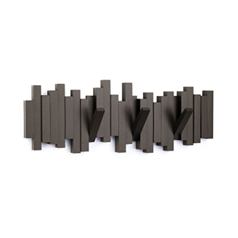 Umbra Garderobe Sticks Multi Hook 5, Espressobraun