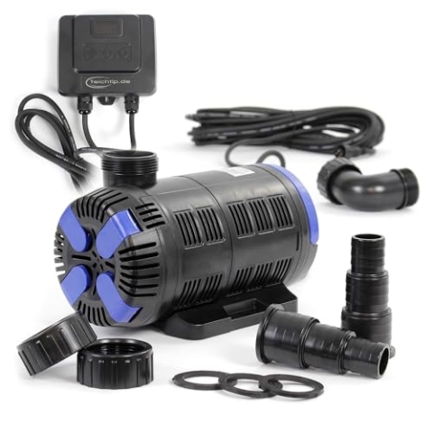 SunSun CET-15000 SuperECO Teichpumpe 15.000 l/h / 180 W, energiesparende Filterpumpe, Bachlaufpumpe für Koiteiche, Umwälzpumpe, Gartenteichpumpe