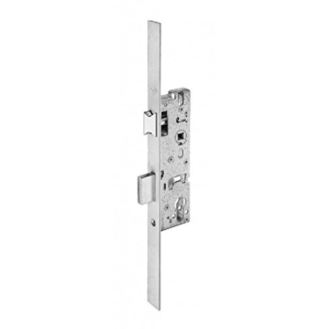 WILKA 1438 Rohrrahmen-Einsteckschloss PZ 8mm Nuss Falle umlegbar Reparaturstulp Länge 380mm