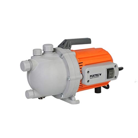 FUXTEC Gartenpumpe FX-GP1600 Wasserpumpe für den Garten - Tauchpumpe 600 Watt, max. 3100 l/h, max. 35 m Förderhöhe, integrierter Schwimmerschalter – auch als Poolpumpe