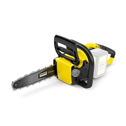 Kärcher 18 V Akku-Kettensäge CNS 18-30, Schwertlänge: 30 cm, automatische Kettenschmierung, Rückschlagschutz, Leistung: max. 35-70 Schnitte, verwendbar mit dem Kärcher 18-V-Akku, ohne Akku