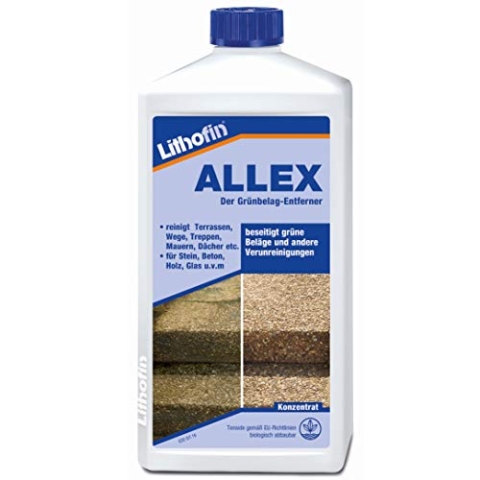 Lithofin ALLEX GRÜNBELAG-ENTFERNER 1L Gebinde Spar- Set (3)