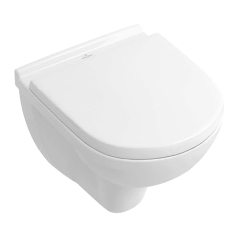 Villeroy & Boch O.Novo WC kompakt inkl. WC-Sitz mit Softclose und Quickrelease Alpinweiß