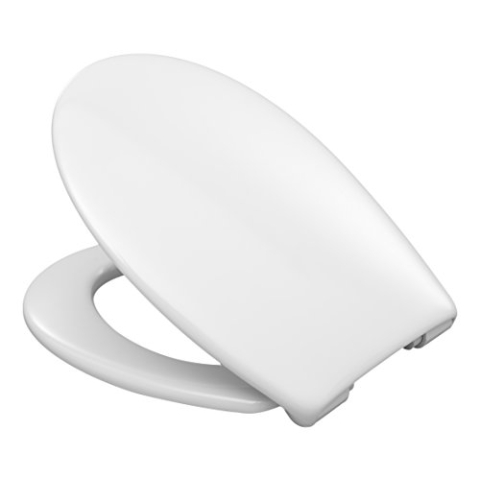 CEDO 534386 WC-Sitz Universal aus Polypropylen und Soft Close Take Off Weiß