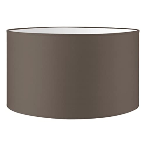 Home Sweet Home Moderner Lampenschirm Bling | Zylinder |40/40/22cm | Taupe | Stoff-Lampenschirm aus Baumwolle | für E27 Lampenfassung | RoHS-geprüft | geeignet für Stehleuchte