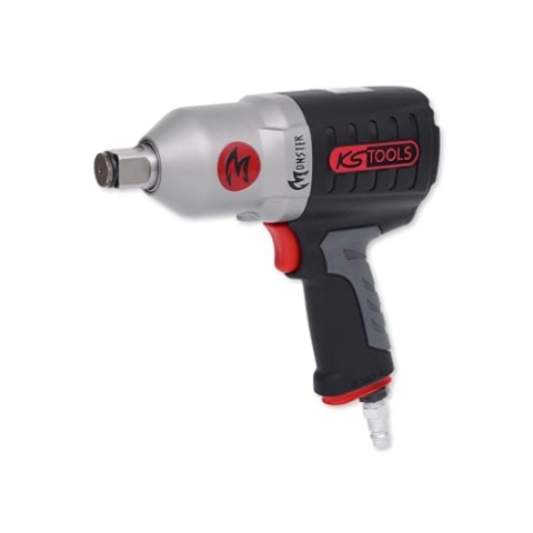 KS Tools Hochleistungs Schlagschrauber Druckluft MONSTER 3/4" 515.3785 I 3-fache Drehmomentvorwahl 510, 680, 931 Nm mit max. Löse-Drehmoment 1690 Nm I Zum Anziehen & Lösen von Schrauben