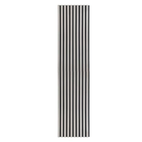 HOME DELUXE Wandpaneel Akustikpaneel Grey Oak - 240 x 40 cm, 0,96m²- | Akustik Wand Paneele, Lamellenwand, Akustik Paneele